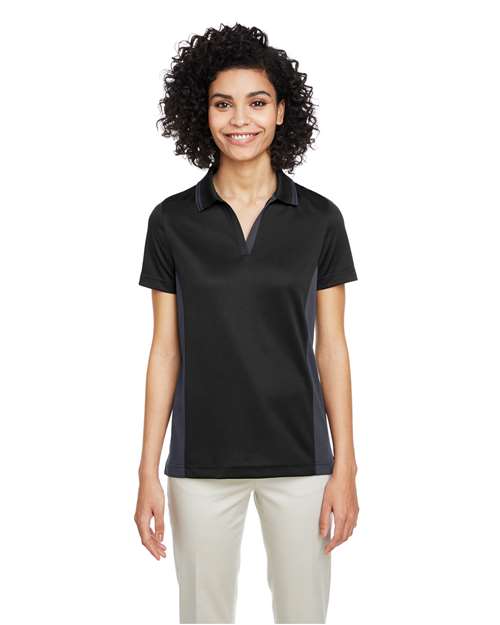 Harriton M386W - Women's Flash Snag Protection Plus IL Colorblock Polo