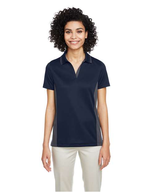 Harriton M386W - Women's Flash Snag Protection Plus IL Colorblock Polo