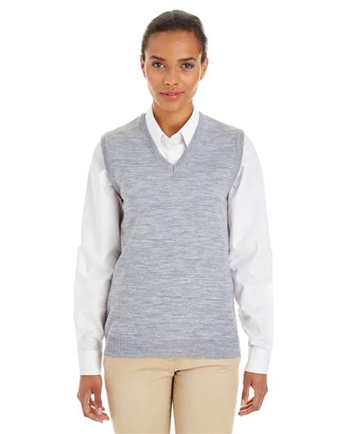 Harriton M415W - Women's Pilbloc™ V-Neck Sweater Vest