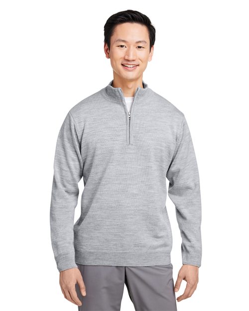 Harriton M421 - Unisex Pilbloc™ Quarter-Zip Pullover Sweater