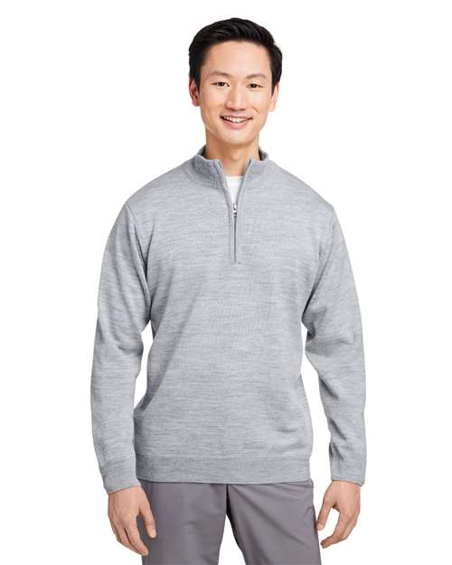 Harriton M421 - Unisex Pilbloc™ Quarter-Zip Pullover Sweater