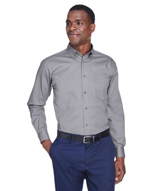 Harriton M500 - Men's Easy Blend™ Twill Shirt