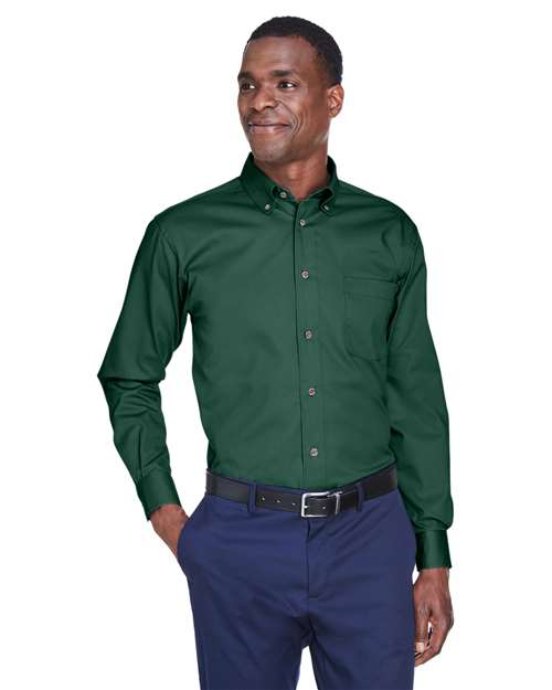 Harriton M500 - Men's Easy Blend™ Twill Shirt