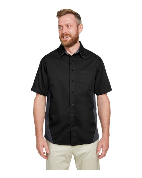 Harriton M586 - Men's Flash IL Colorblock Shirt