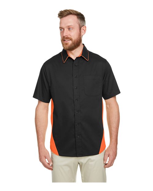 Harriton M586 - Men's Flash IL Colorblock Shirt