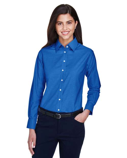 Harriton M600W - Women's Oxford Dress Shirt