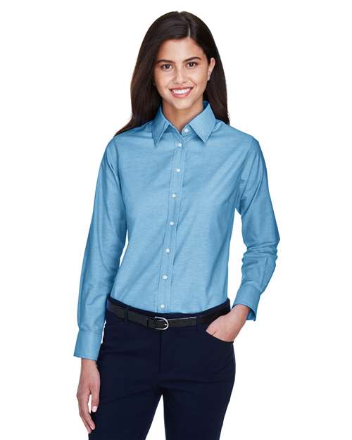 Harriton M600W - Women's Oxford Dress Shirt