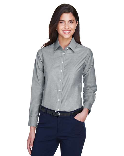 Harriton M600W - Women's Oxford Dress Shirt