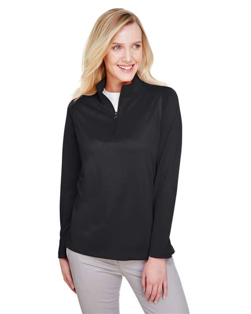 Harriton M748W - Women's Advantage Snag Protection Plus Quarter-Zip Pullover