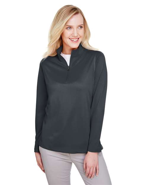 Harriton M748W - Women's Advantage Snag Protection Plus Quarter-Zip Pullover