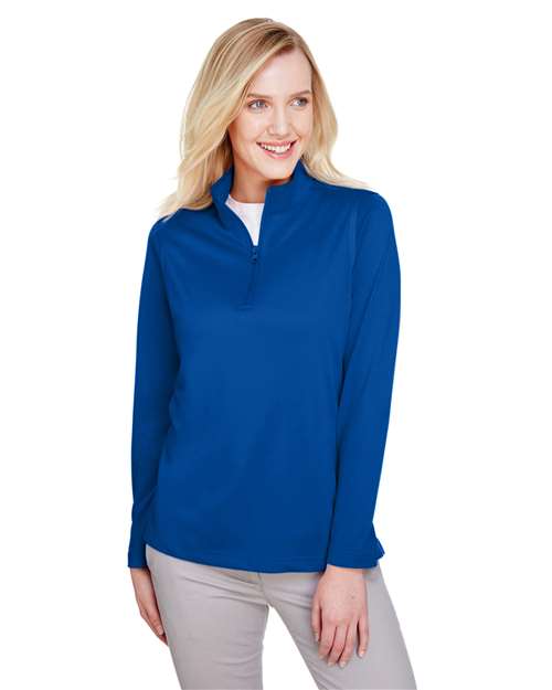 Harriton M748W - Women's Advantage Snag Protection Plus Quarter-Zip Pullover