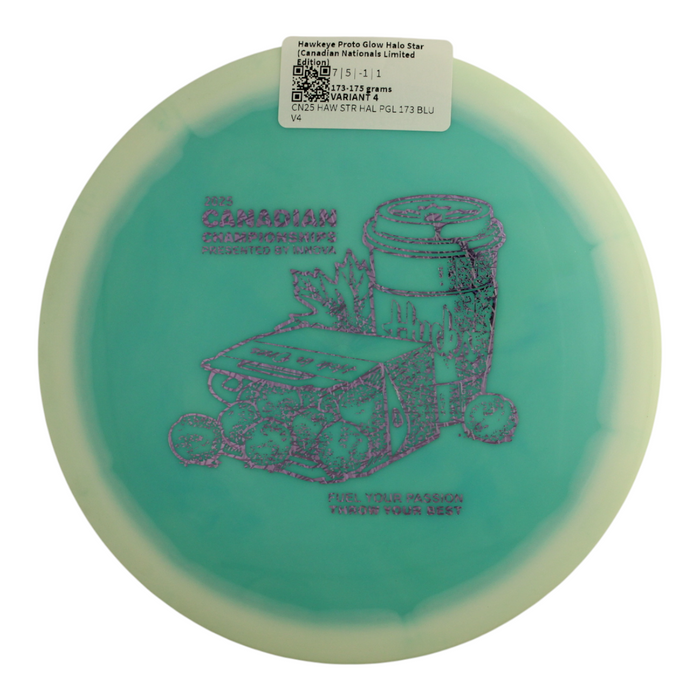 Hawkeye Halo Star Proto Glow (Canadian Nationals Limited Edition)