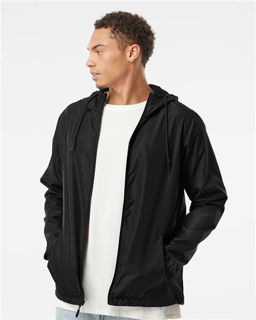 Independent Trading Co. EXP54LWZ - Men's Lightweight Windbreaker Full-Zip Jacket