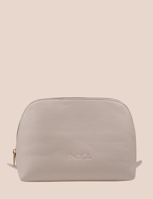 INIKA Organic Vegan Leather Cosmetic Pouch (Large)