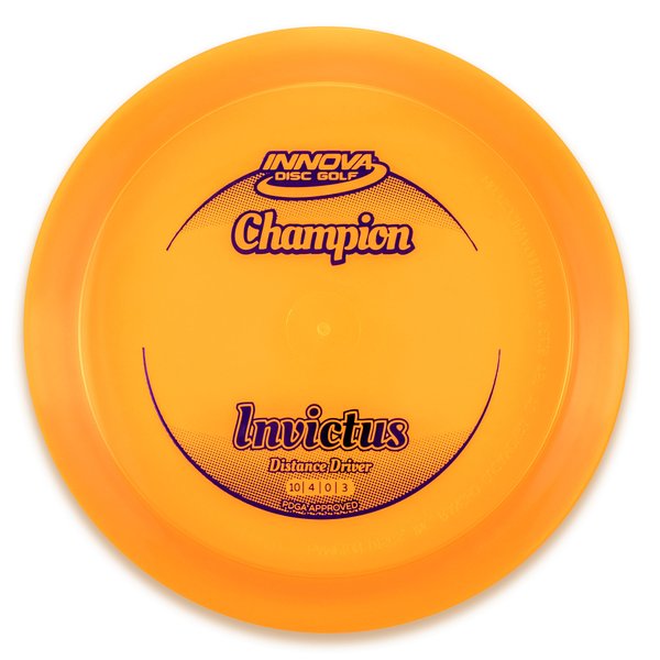 INNOVA DISC GOLF CANADA	Invictus Champion	Distance Driver	High Hold	Durable Fade	High Flexibility	Grip Enhanced	Weather Resistant	Consistent Fade