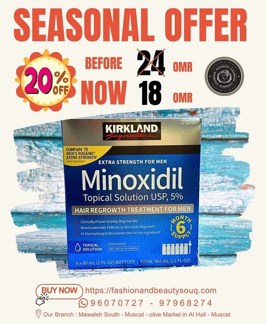 Kirkland Signature Minoxidil 5% 💇‍♂️