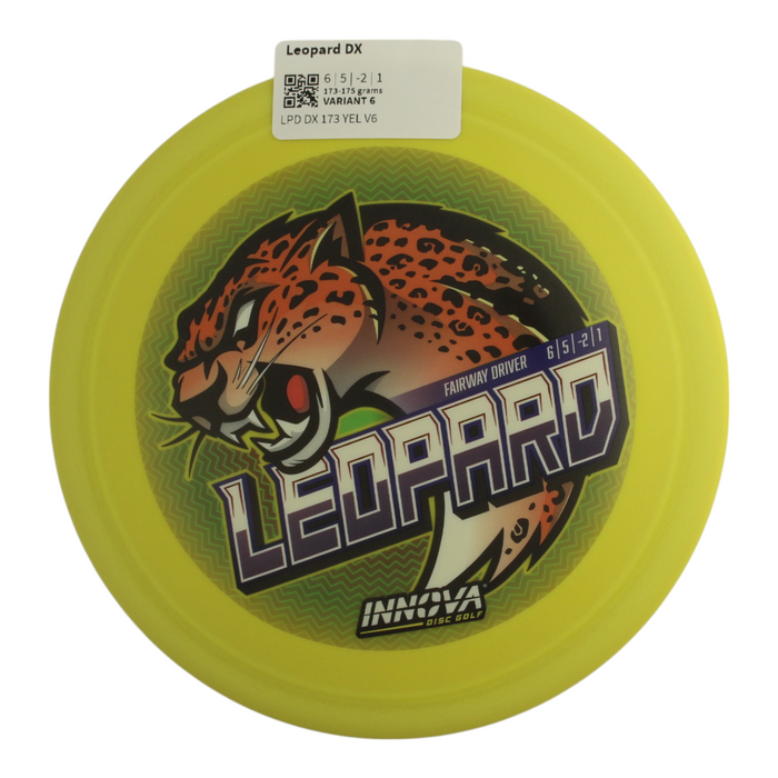 Innova Disc Golf Canada DX Leopard 	Fairway Driver	Good Glide	Increased Control	Versatile	good Speed Improved Glide	Comfortable Grip	Signature Edition	High Hold	High Flexibility	Durable Flex