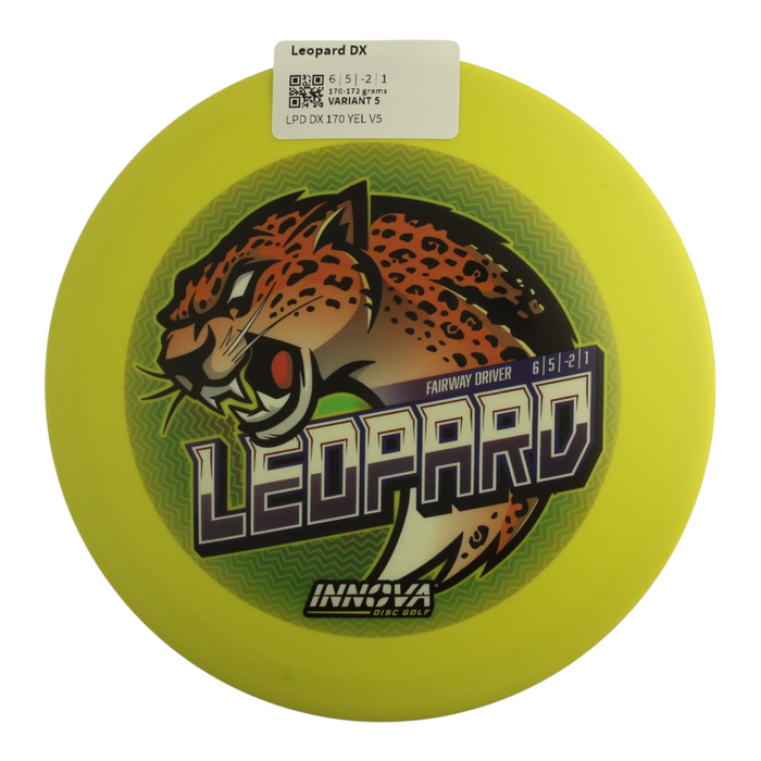Innova Disc Golf Canada DX Leopard 	Fairway Driver	Good Glide	Increased Control	Versatile	good Speed Improved Glide	Comfortable Grip	Signature Edition	High Hold	High Flexibility	Durable Flex