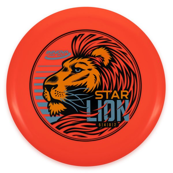 Innova Disc Golf Canada star
Lion Midrange	Wind Resistant	Moderate Durability	Reduced Power	Fade Stability	Versatile Mold	Consistent Control Durable