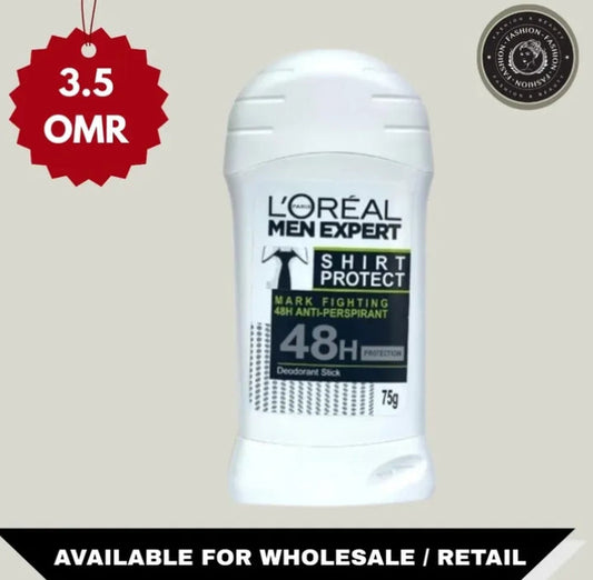 L'Oréal Men Expert Shirt Protect Mark Fighting 48H Anti-Perspirant Deodorant Stick