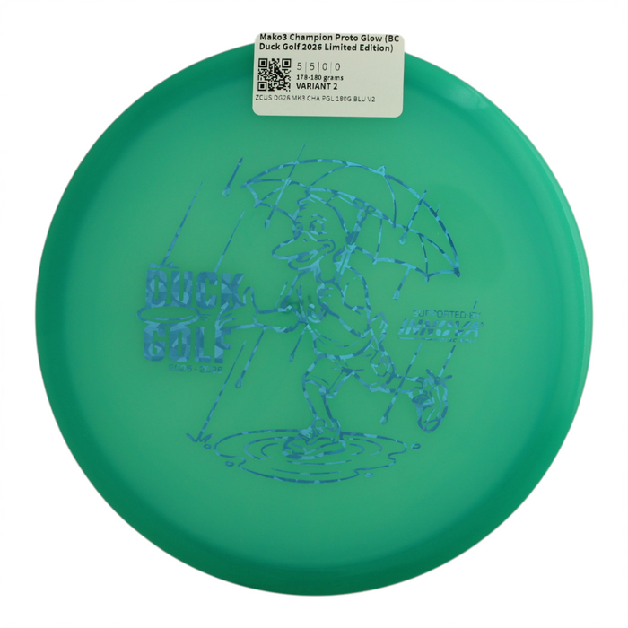 Mako3 Champion Proto Glow (BC Duck Golf 2026 Limited Edition)