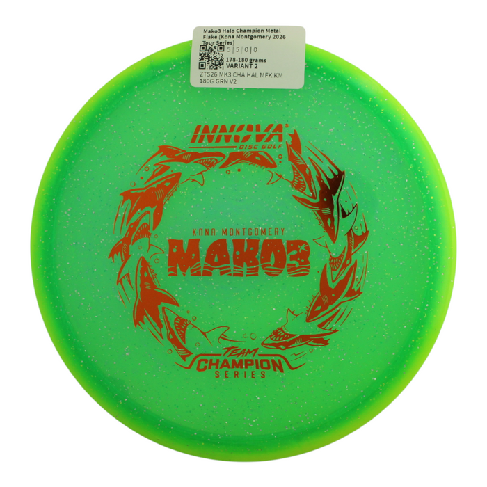 Mako3 Halo Champion Metal Flake (Kona Montgomery 2026 Tour Series)