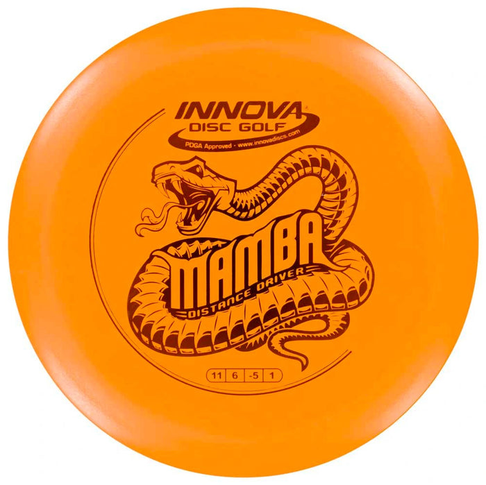 INNOVA DISC GOLF CANADA	Mamba 
Good grip	Good durability	Consistent flight path	Suitable for all skill levels	Good for distance and control	Versatile for different shots Most Under stable