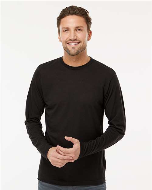 M&O 3520 - Poly-Blend Long Sleeve T-Shirt