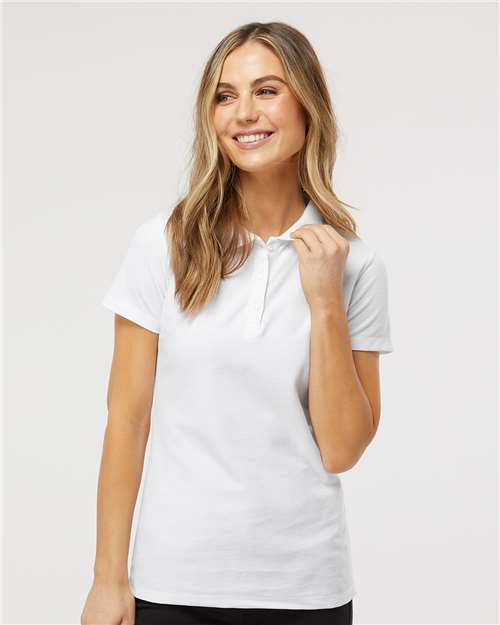 M&O 7007 - Women's Soft Touch Polo