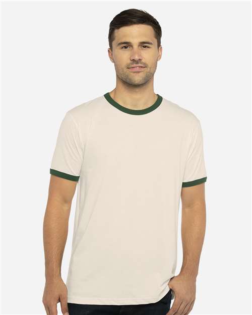 Next Level 3604 - Unisex Cotton Ringer T-Shirt