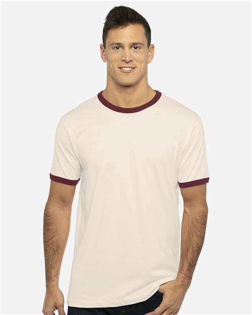 Next Level 3604 - Unisex Cotton Ringer T-Shirt