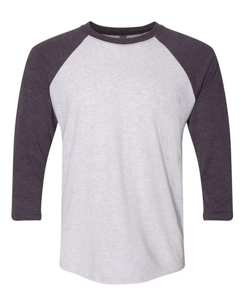 Vintage Purple Sleeves/ Heather White Body / L