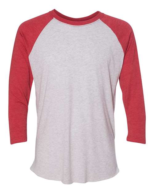 Vintage Red Sleeves/ Heather White Body / XS