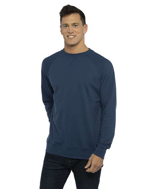 Next Level 9000 - Unisex Laguna Raglan Crewneck Sweatshirt