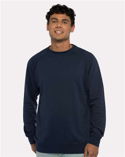 Next Level 9000 - Unisex Laguna Raglan Crewneck Sweatshirt