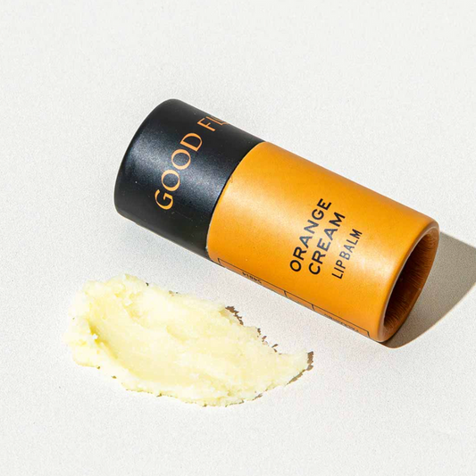 orange cream organic lip balm