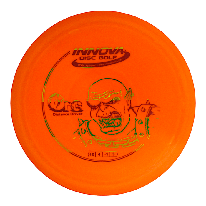 INNOVA DISC GOLF CANADA	Orc	Distance Driver	Weather Hold	Increased Stability	Good Fade	Controlled Shot	Cold Comfort	Softens Time
