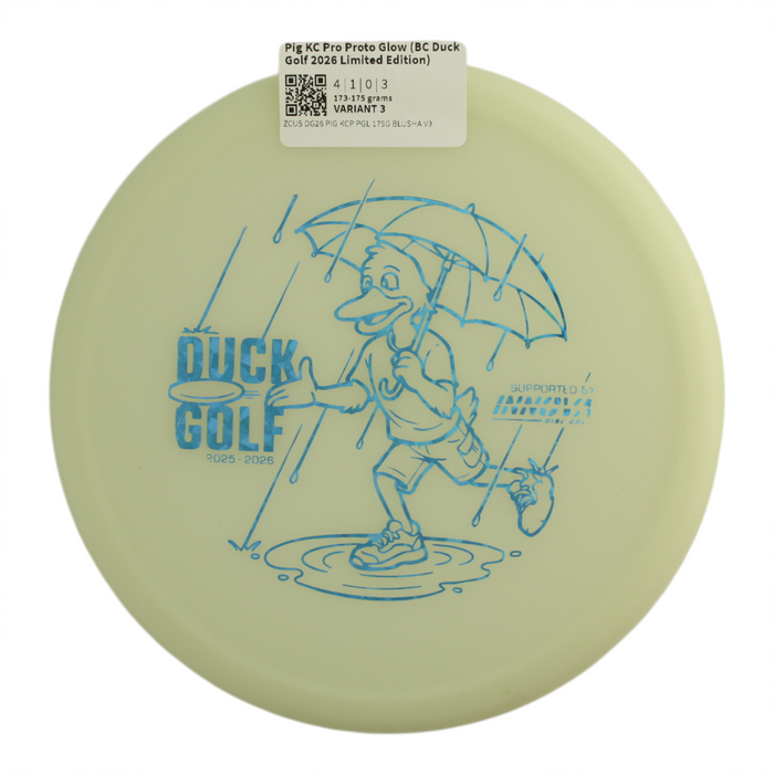 Pig KC Pro Proto Glow (BC Duck Golf 2026 Limited Edition)