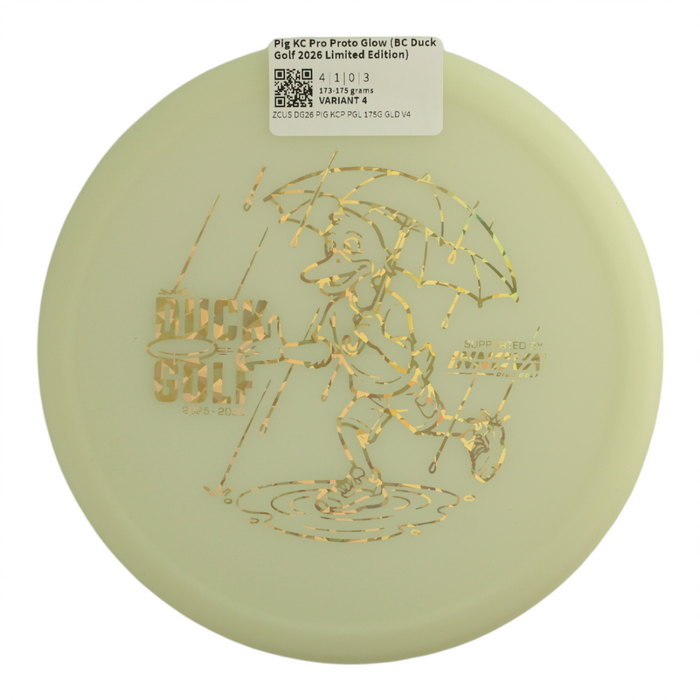 Pig KC Pro Proto Glow (BC Duck Golf 2026 Limited Edition)