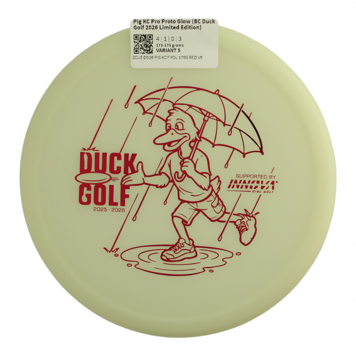 Pig KC Pro Proto Glow (BC Duck Golf 2026 Limited Edition)