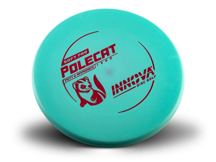INNOVA DISC GOLF CANADA Polecat
Soft grip	High durability	Stable flight path	Resistant to scratches	Ideal for all players good grip Deep hold easy to use