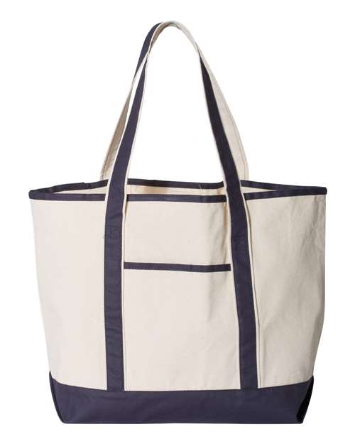 Q-Tees Q1500 - 34.6L Large Canvas Deluxe Tote