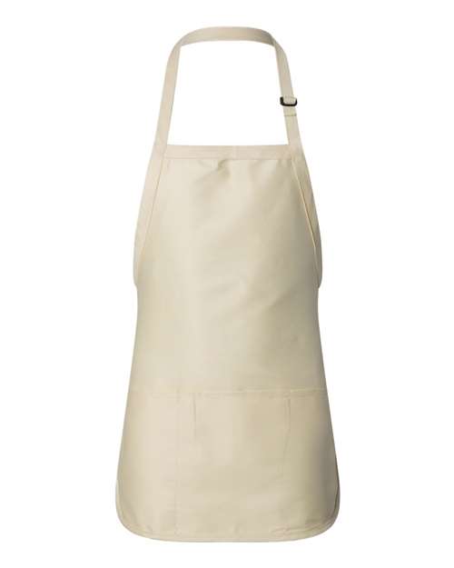 Q-Tees Q4250 - Full-Length Apron with Pouch Pocket
