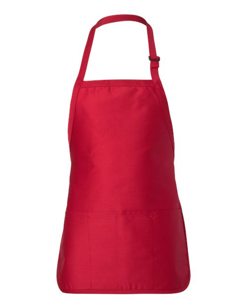 Q-Tees Q4250 - Full-Length Apron with Pouch Pocket