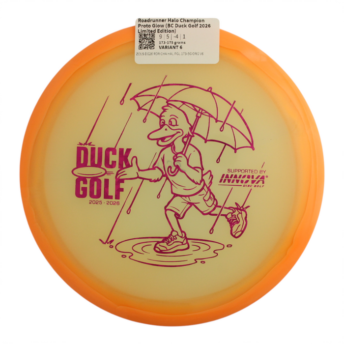 Roadrunner Halo Champion Proto Glow (BC Duck Golf 2026 Limited Edition)