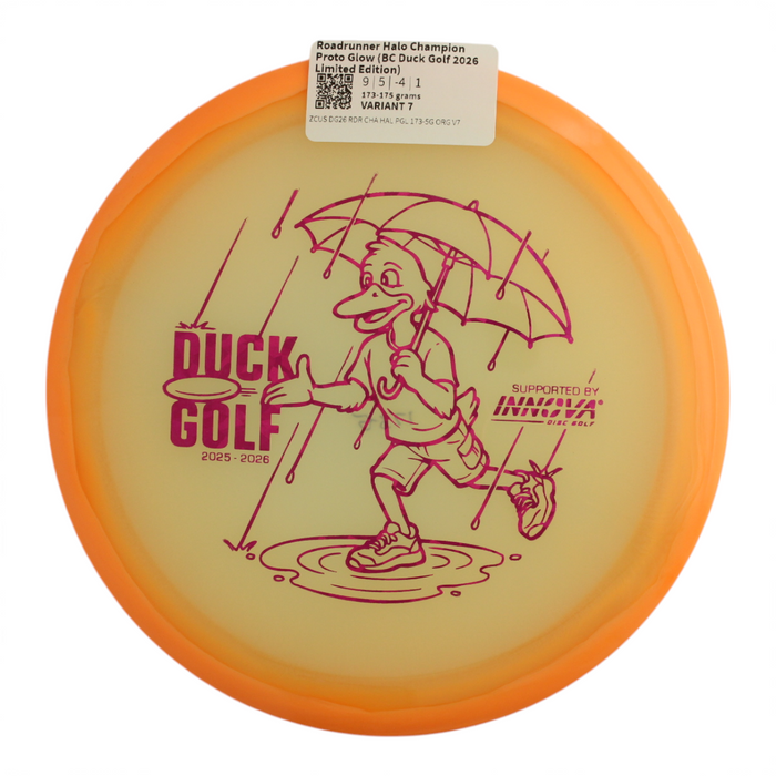 Roadrunner Halo Champion Proto Glow (BC Duck Golf 2026 Limited Edition)