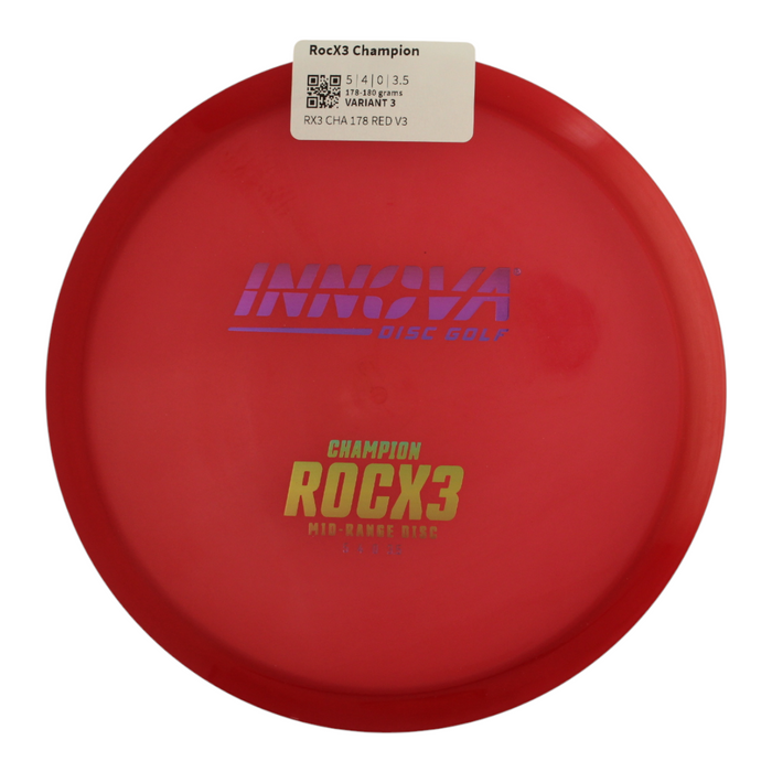NNOVA DISC GOLF CANADA star RocX3
Midrange	Firm grip	great durability	Stable flight path		Resistant to scratches	Ideal for advanced players overstable  moderate glide
forehand shots no turn