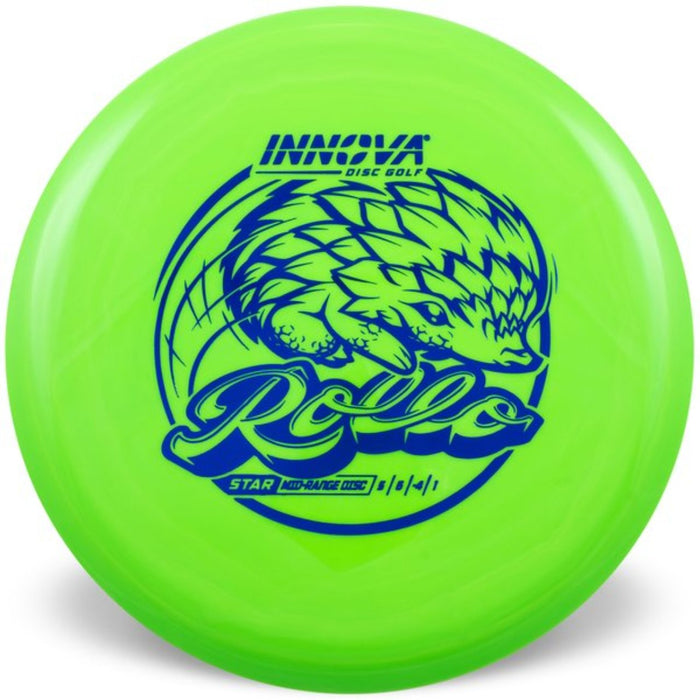 Innova Disc Golf Canada  Champion  Rollo Superior grip	Good durability	Consistent flight path	Suitable for all skill levels	Good for distance and control	Versatile for different shots understable great for roller shots good glide