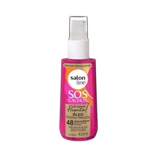 Salon Line SOS Cachos De Repente Pronta Repair & Finish Oil 42ml