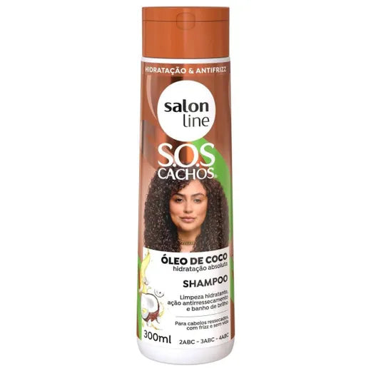 Salon Line SOS Curls Coconut Shampoo 300ml